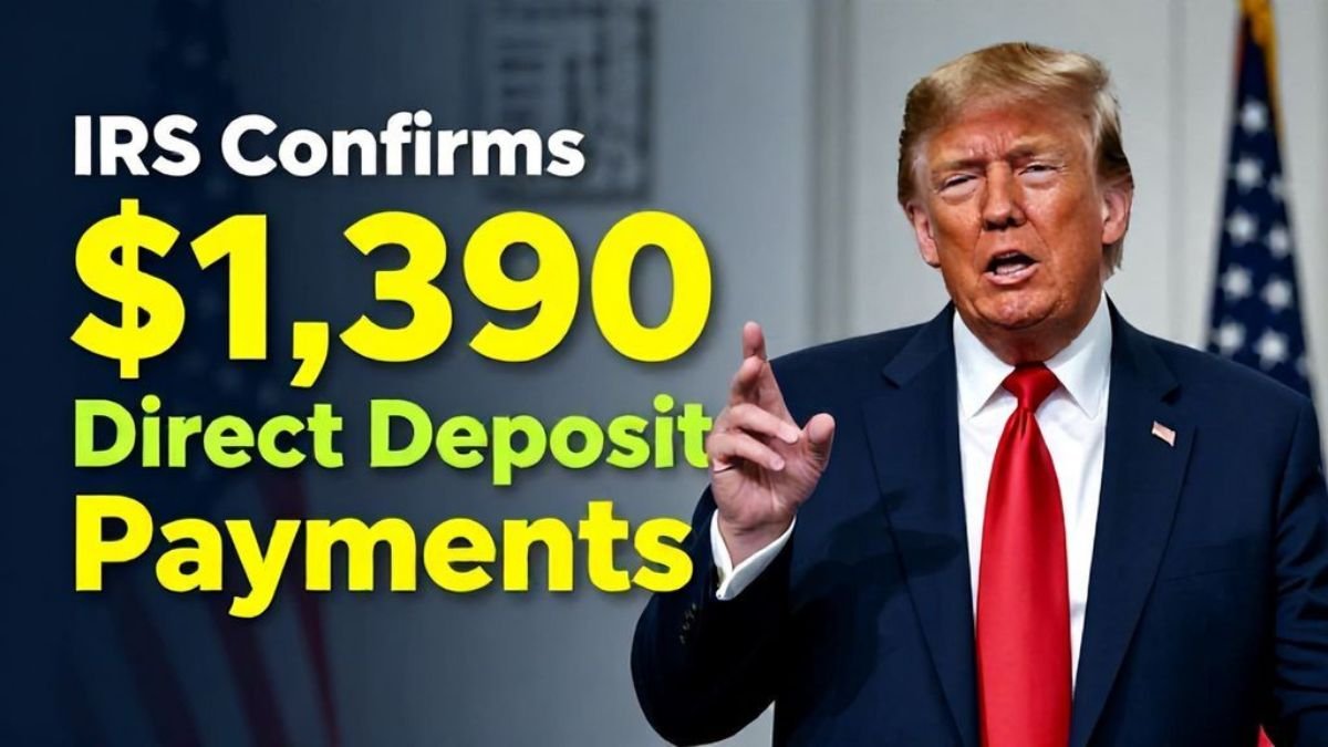IRS Confirms $1,390 Direct Deposit Relief Payments – Check Eligibility Now