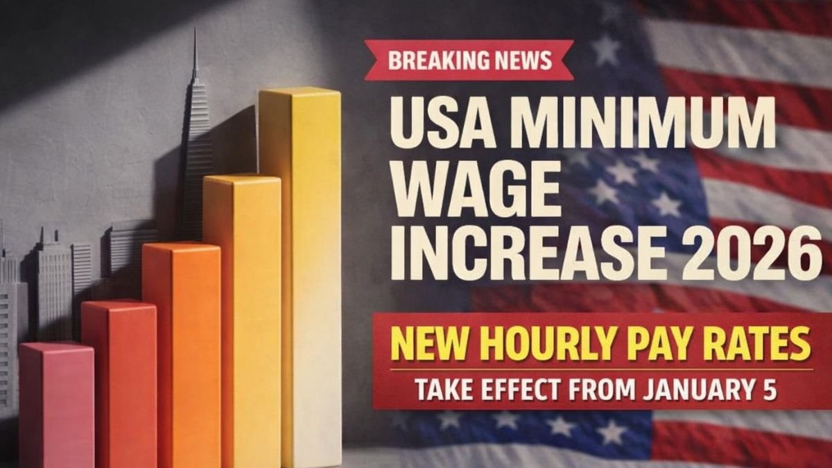 USA Minimum Wage Increase 2026: New Hourly Pay Rates Take Effect From January 5